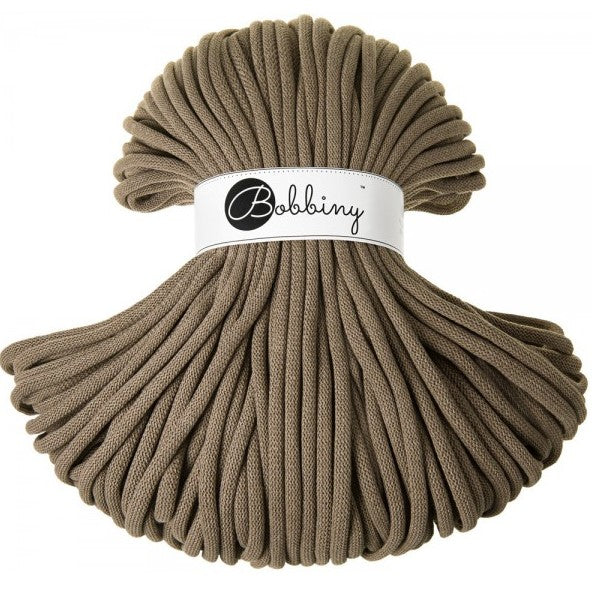 Mandje handgehaakt | rond 30 cm | houten bodem | kleur naar keuze
