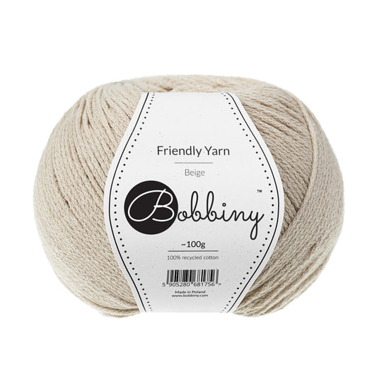 Bobbiny Friendly Yarn [Beige] | 100 meter | 100 gram