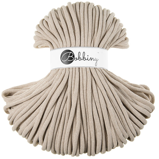 Bobbiny Jumbo Beige | 9 mm | 100 meter